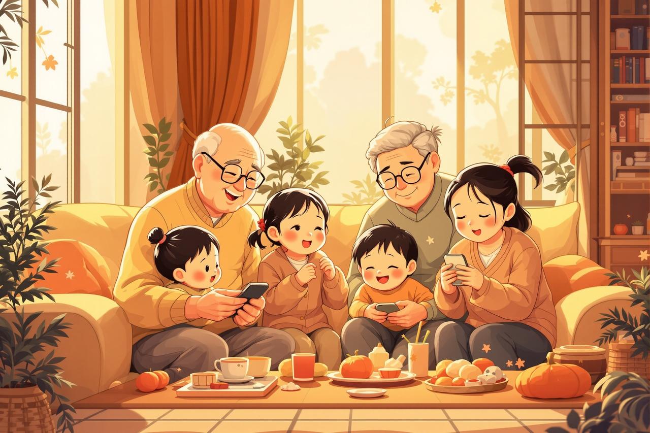 红果TV精选专题 - 家庭欢乐多：三代同堂笑料不断